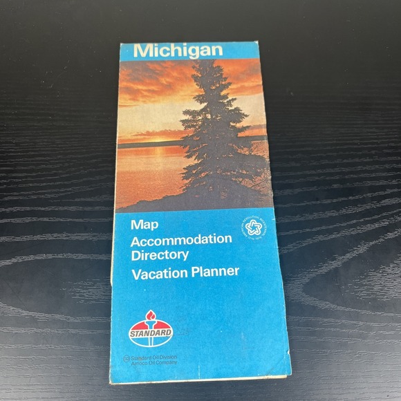Standard Oil Division Michigan Map Accommodation Directory‎